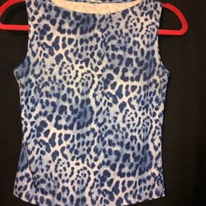 Animal print tank